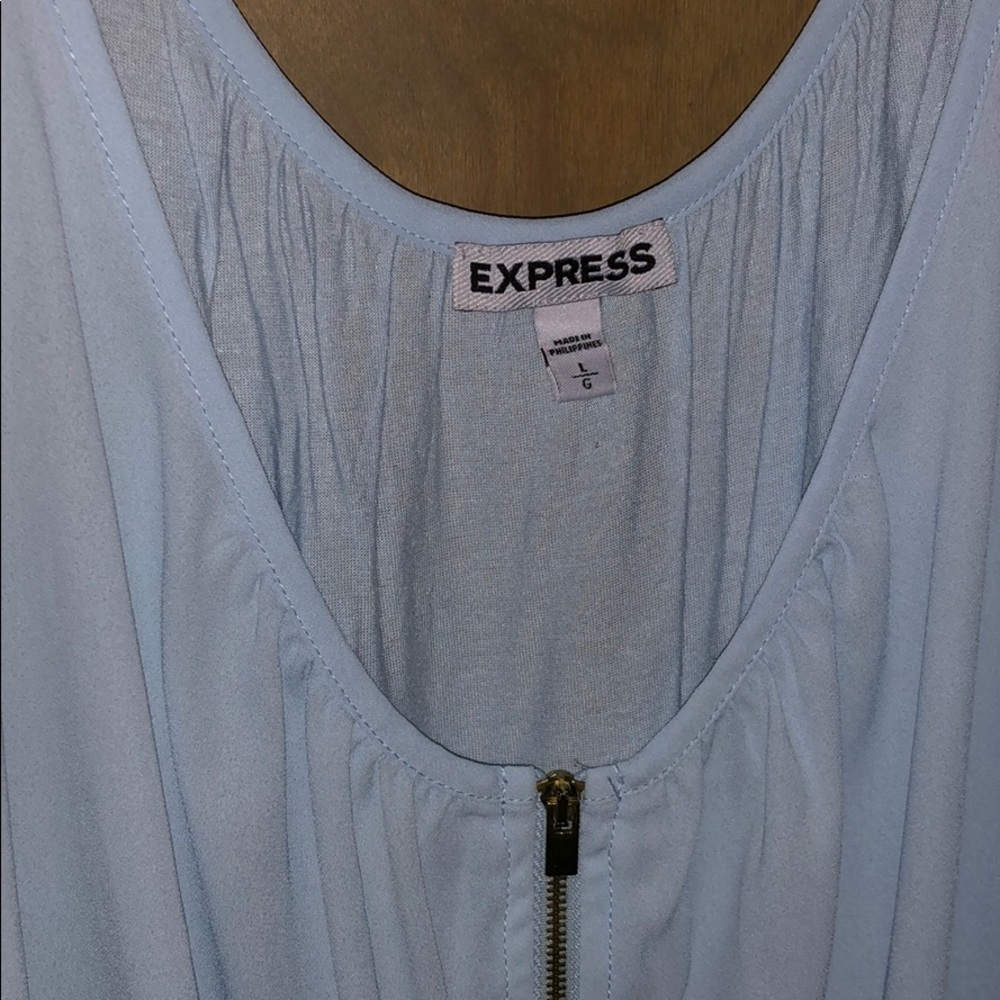 Express Light Blue Tank - Picture 2 of 5